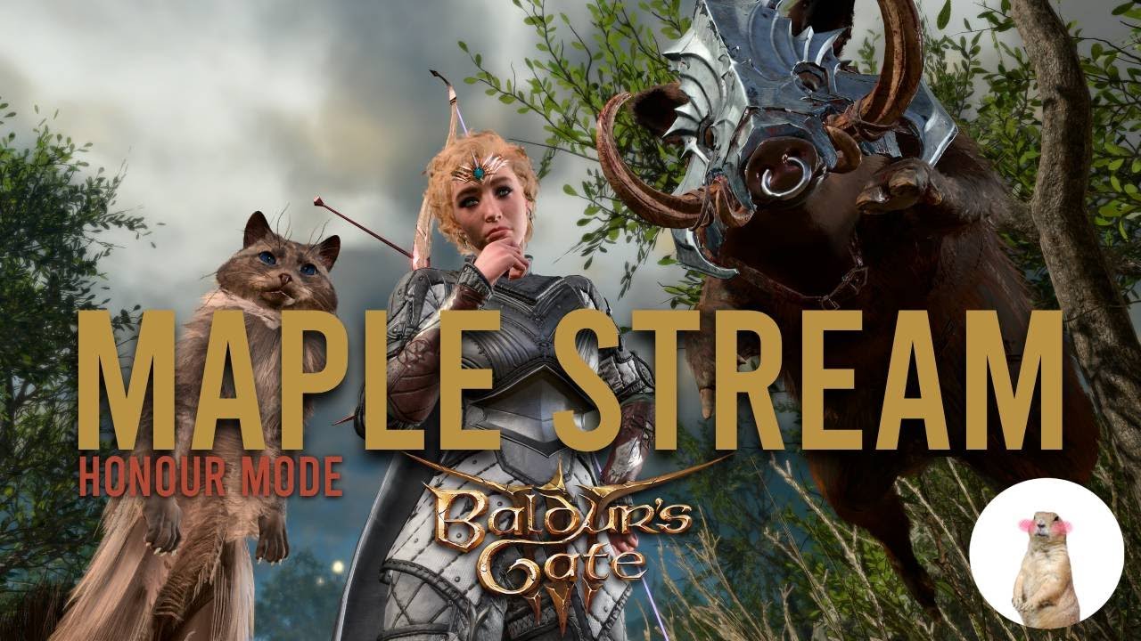 Beast Master is the Best Class in the Game - Baldurs Gate 3 Honor Mode Stream - Day 8