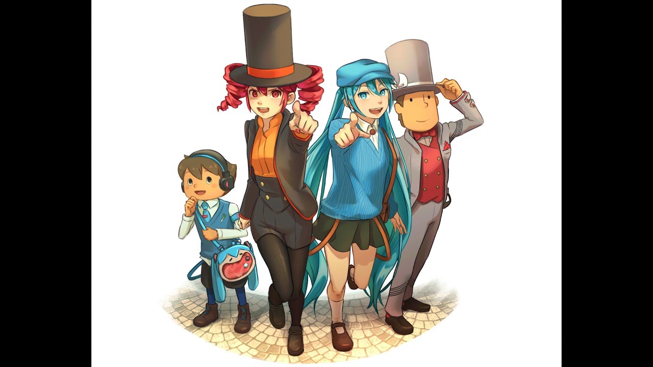 Painting Process - Professor Layton and the digital voices