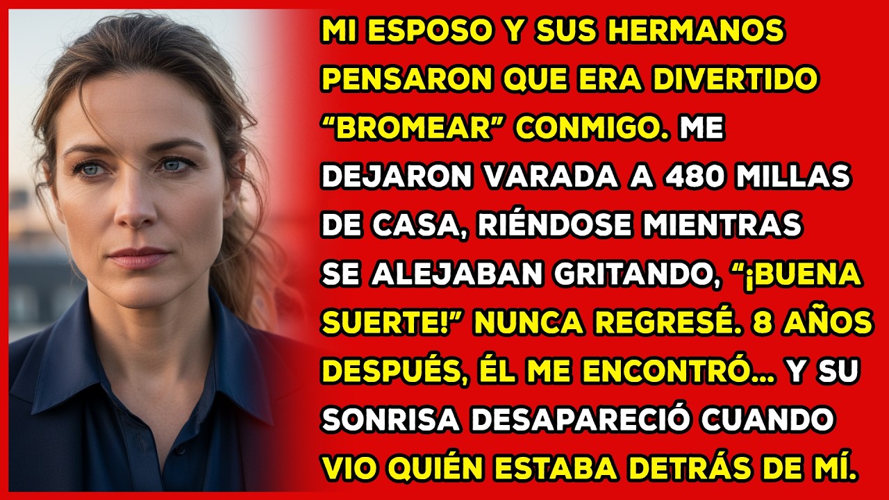 Me dejó en una gasolinera como una broma. 8 años después, se congeló cuando vio...