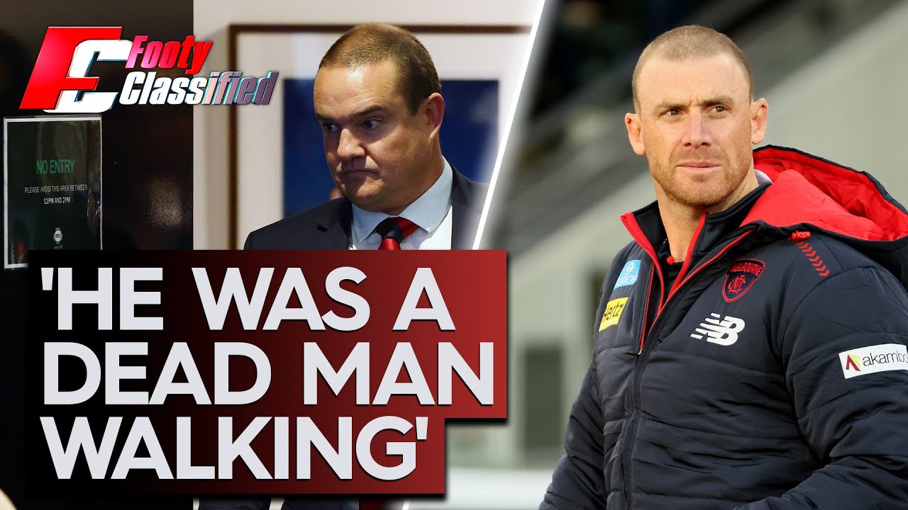 The moment 'blindsided' Goodwin's fate was sealed & who the Dees are chasing - Footy Classified