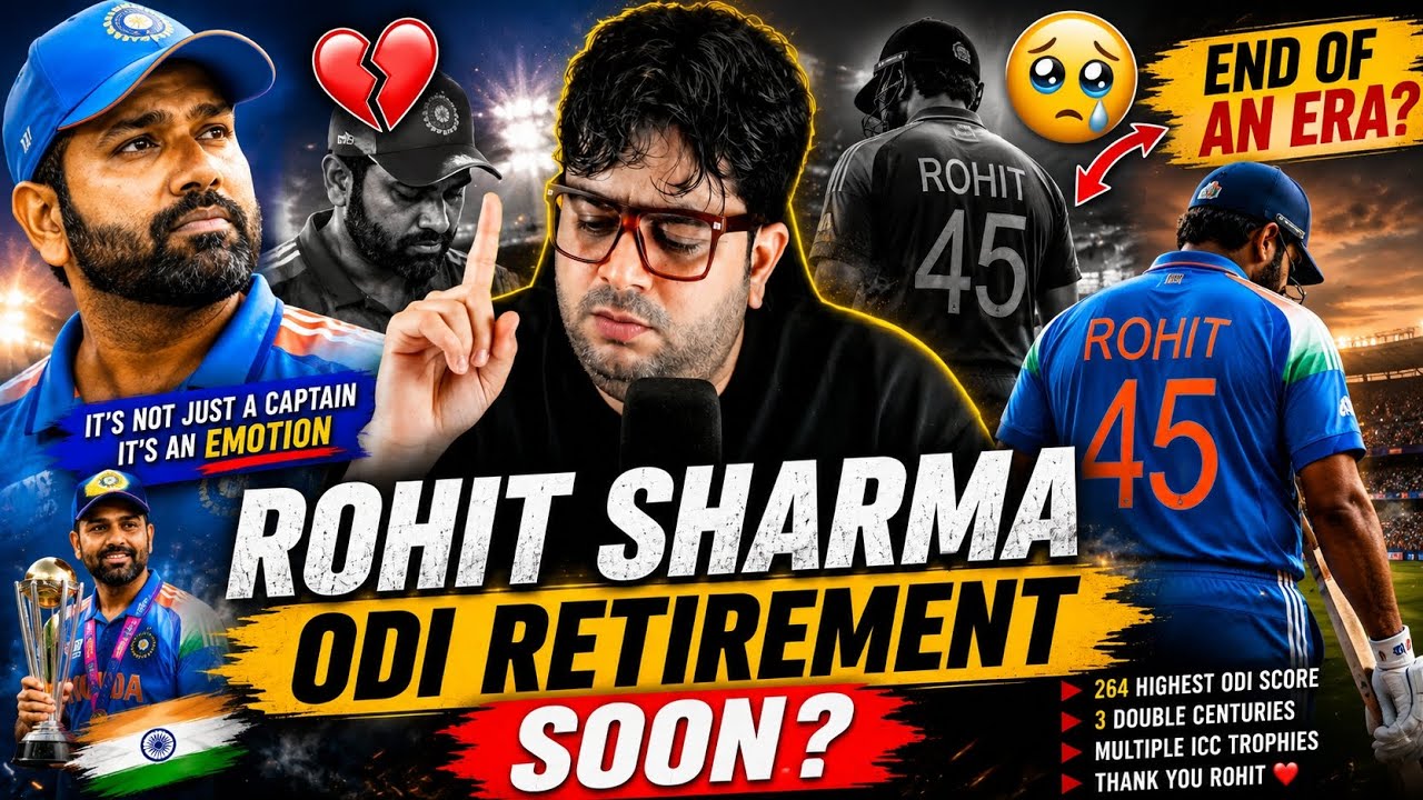 🚨😱Is Rohit Sharma Retiring After the AFG Series?! 🥺💔 #rohitsharma #retirement #indvsafg 