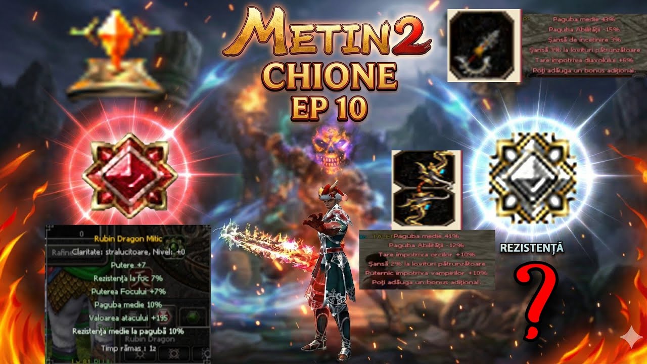 [EP10] #metin2  Chione - AM FACUT STRALUCITOR FULL PVP - ORISOANE NOROCOASE 50 ATAC - MEDII 40+