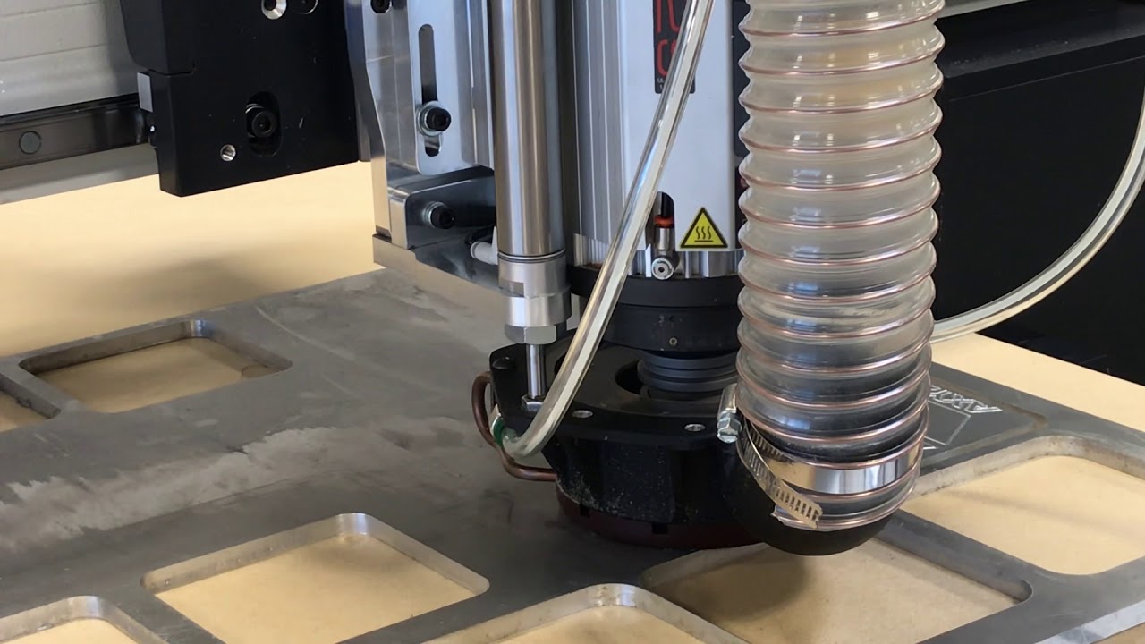 AYYZ Infinite 4010 CNC router cutting 3/8