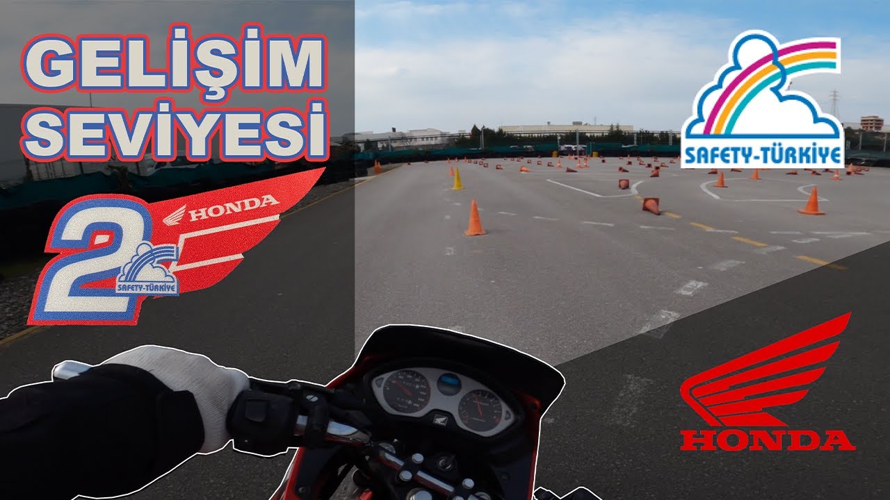 Motosiklet Eğitimi Aldım | Honda Safety-Türkiye Gelişim Seviyesi 2 | Detaylı Anlatım