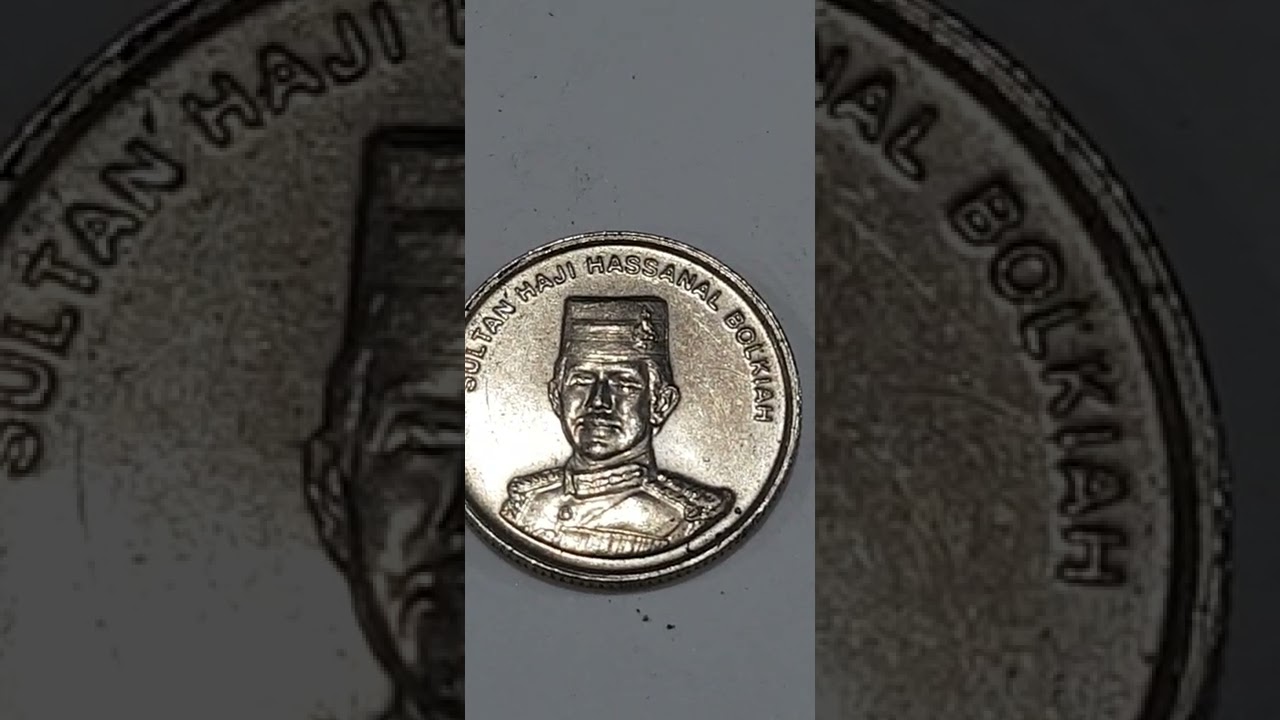 OLD COIN SULTAN HAJI  HASSANAL BOLKIAH  KERRAJAAN BRUNEI 5 SEN.