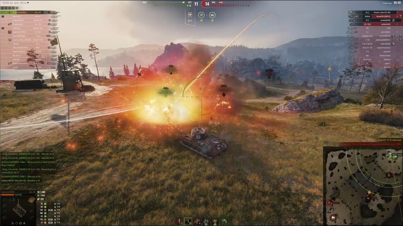 WOT NA - Obj 244 - Karelia - Ace Tanker, Top Gun, Union-13, HT-10