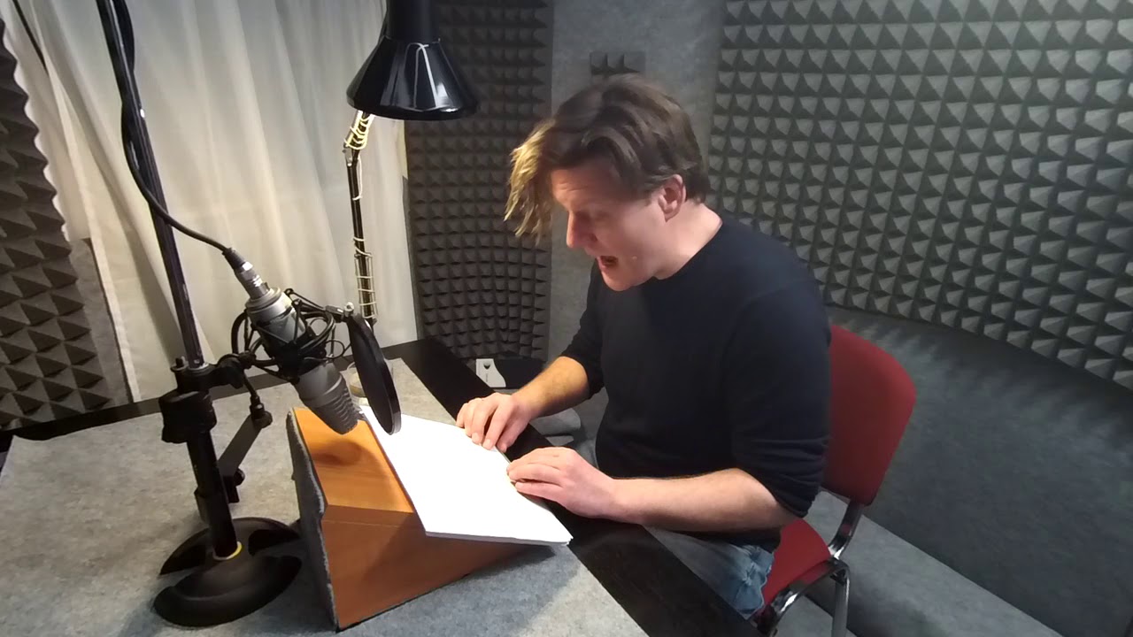 Fekete Ernő A sátán kutyája felvételén