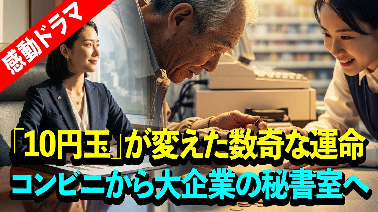【人生感動】手のひらの御持て成し. 「10円玉」が変えた数奇な運命,大企業の秘書室へスカウトされた実話
