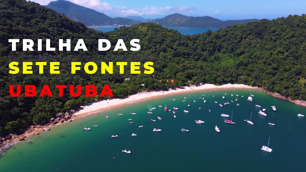 Praia das Sete Fontes em Fam&iacute;lia | Trilha pelo Ribeira e Flamengo Ubatuba SP