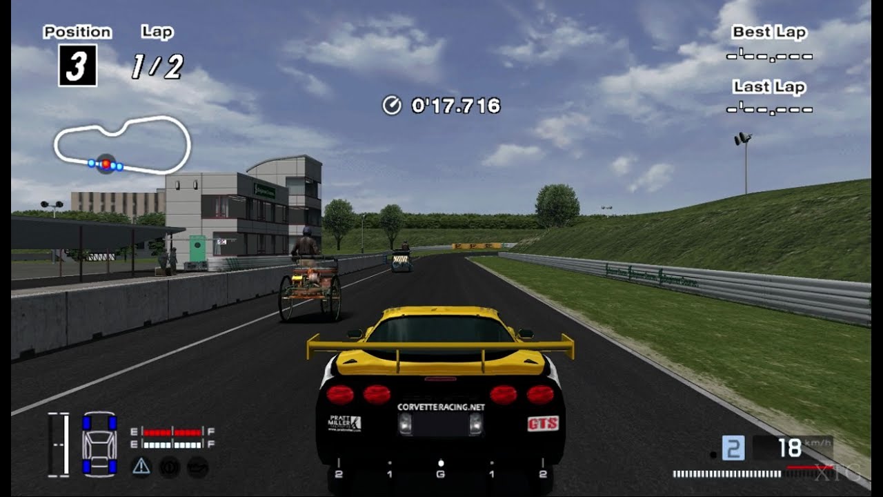 [#899] Gran Turismo 4 - Chevrolet Corvette C5R (C5) '00 Hybrid PS2 Gameplay HD