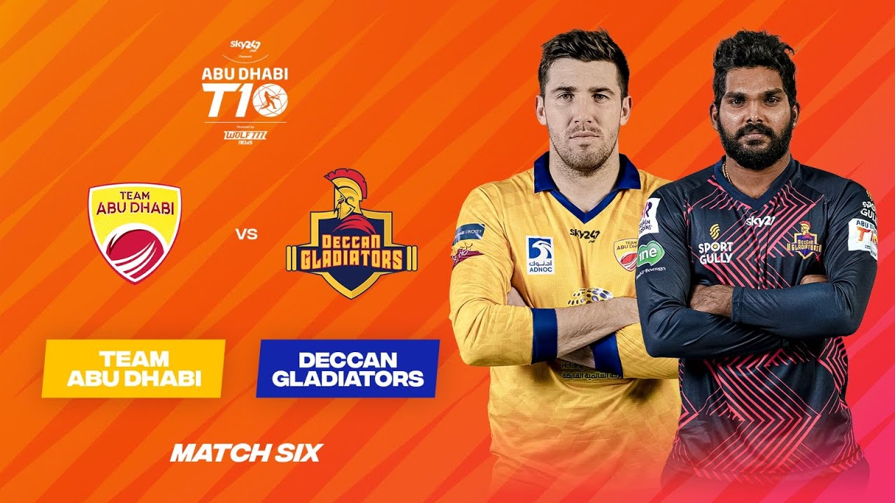 Match 6 HIGHLIGHTS | Team Abu Dhabi vs Deccan Gladiators | Day 3 | Abu Dhabi T10 Season 5