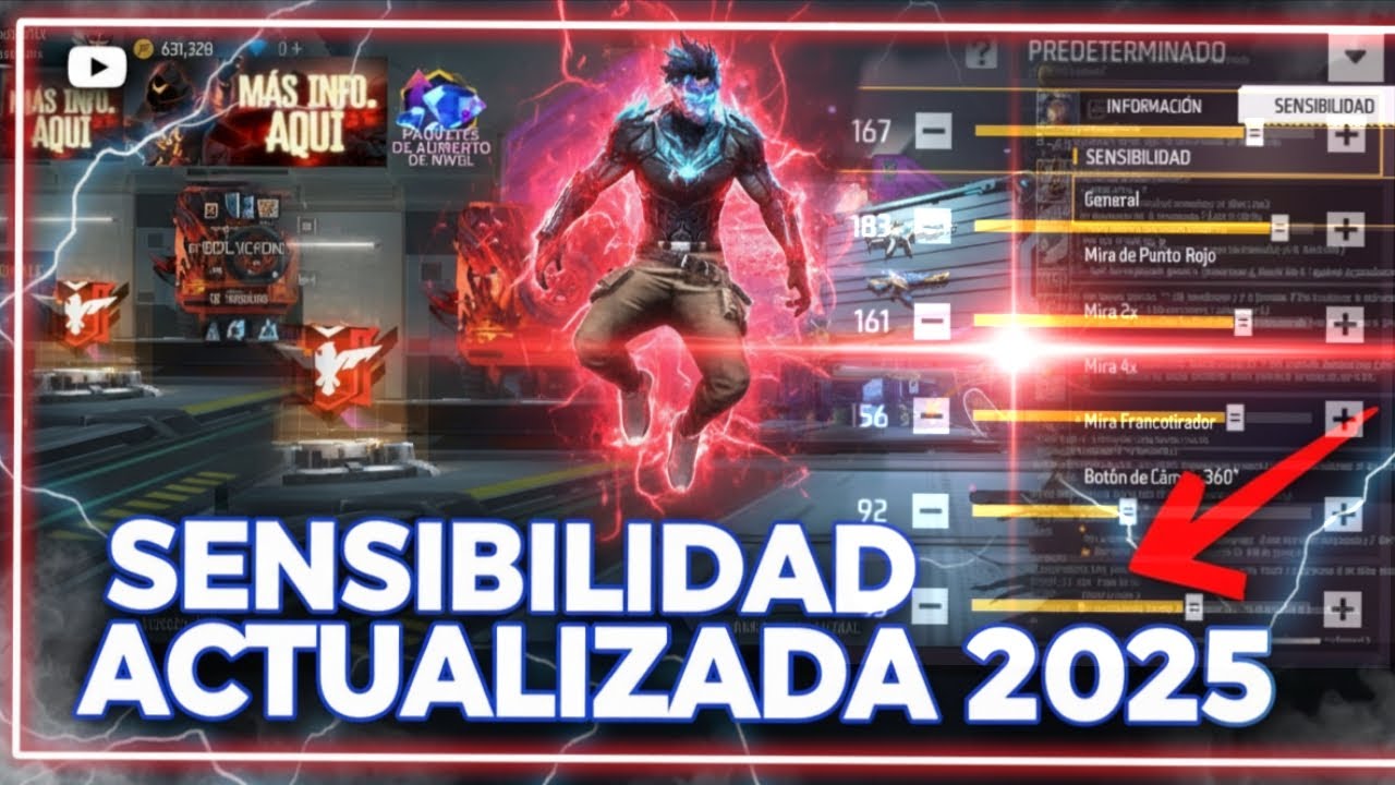 🚀 LA SENSIBILIDAD QUE FREE FIRE OCULTA PARA pegar TODO ROJO 