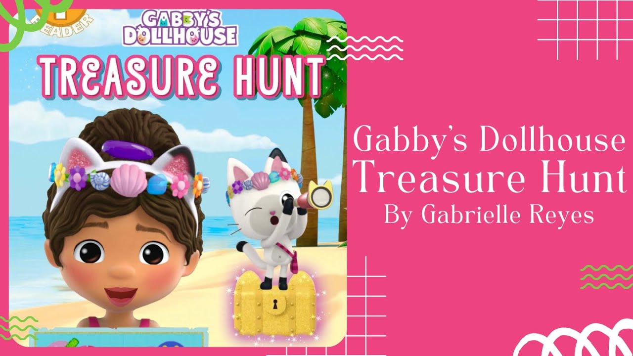 🐱 Gabby’s Dollhouse Treasure Hunt 🐱 Stories for Kids Read Aloud [ READ ALONG VIDEO ]