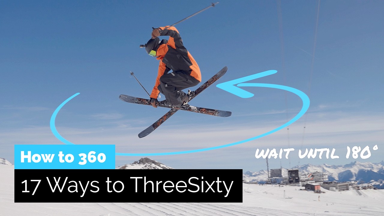 Как сделать 360 градусов на лыжах | 17 способов сделать ThreeSixty