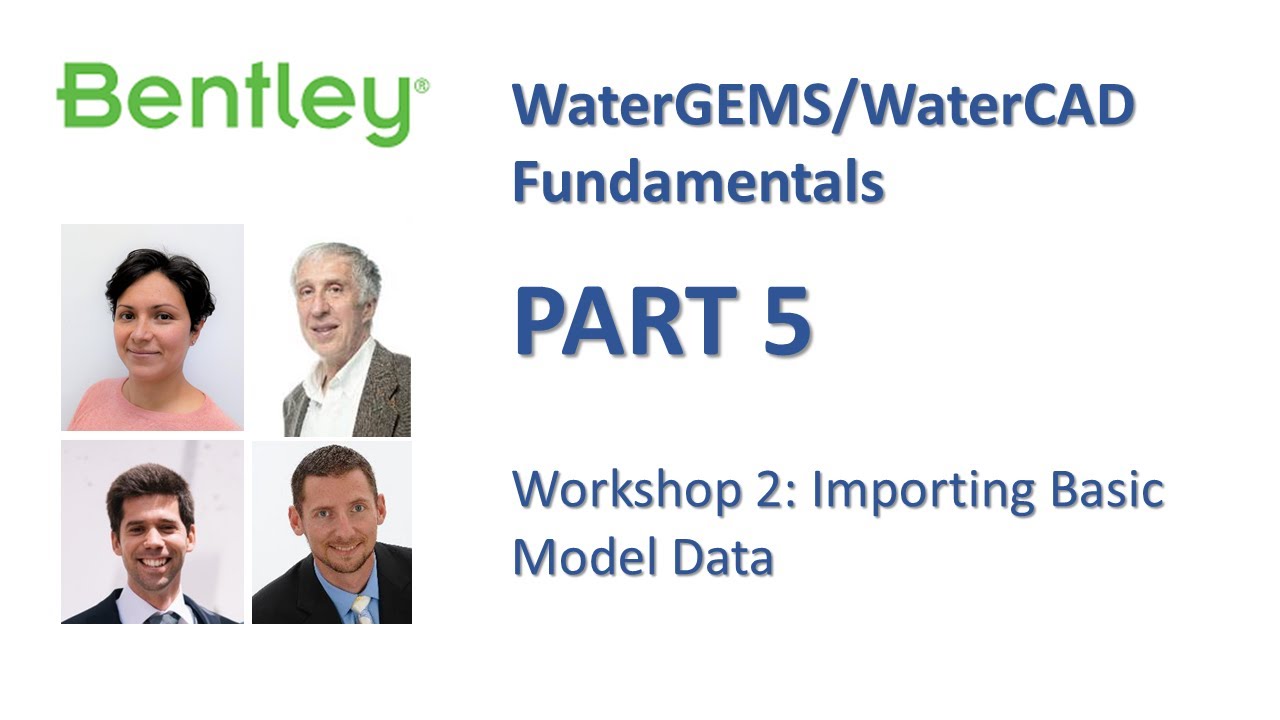Основы WaterGEMS/WaterCAD. Часть 5: Семинар 2 (Импорт базовых данных модели)