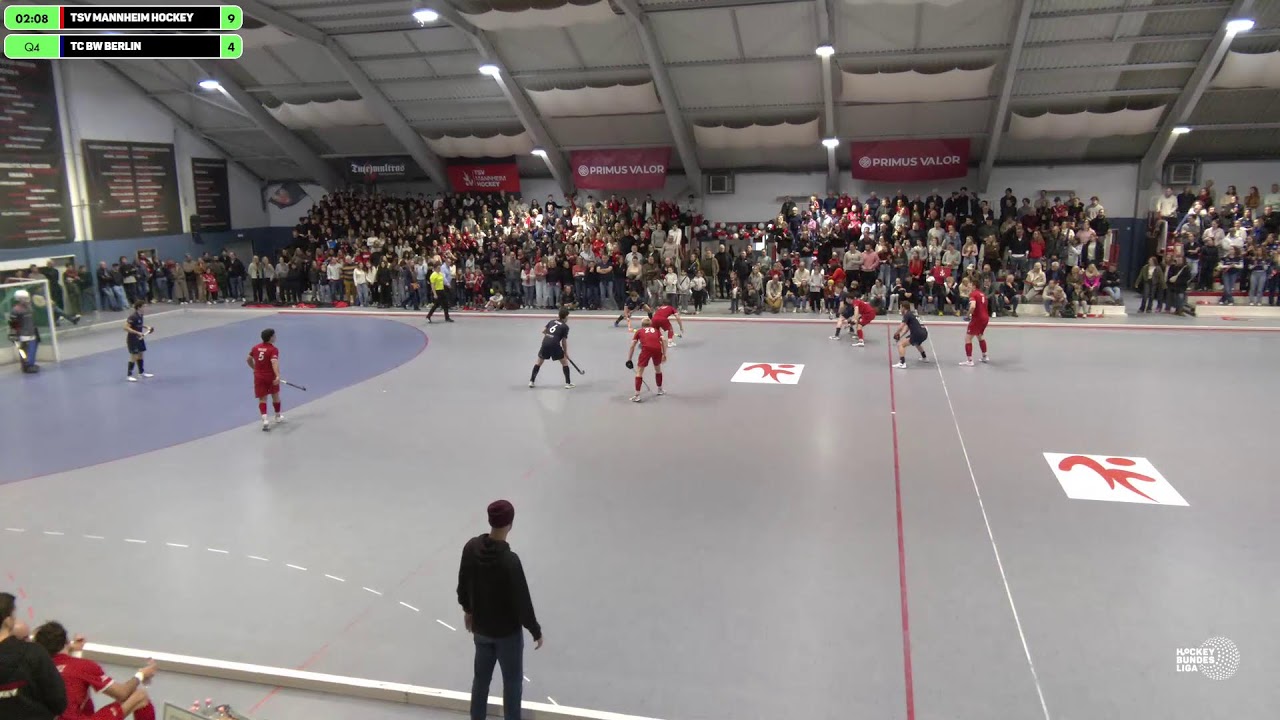 1. Hallenhockey-Bundesliga Herren TSV Mannheim Hockey vs. TC Blau-Weiss Berlin
