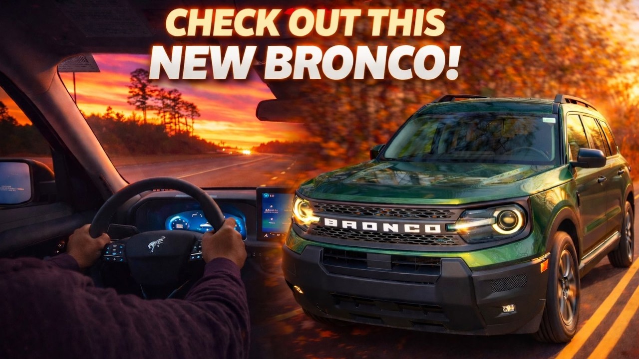 THE BABY BRONCO! Listen To This Turbo Whistle | 2025 Bronco Sport POV ASMR