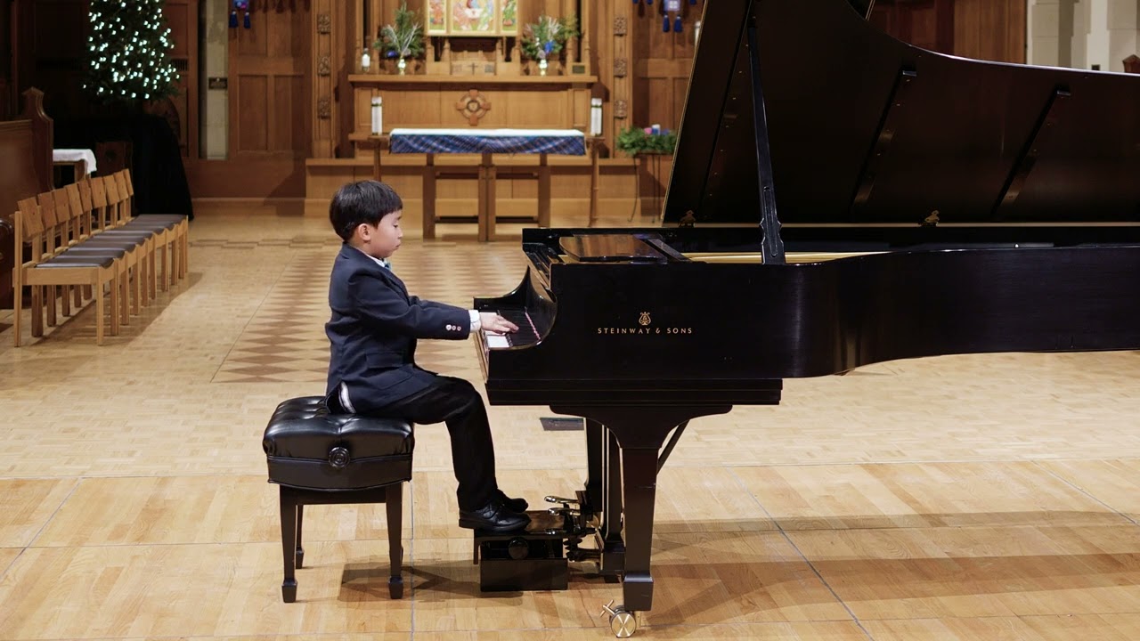 Sonatina Op.36, No.6 by M. Clementi (RCM 7) (7y 10ms old)