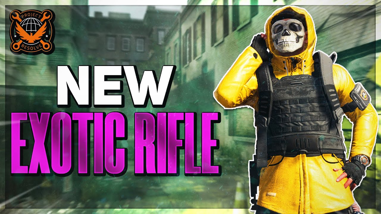 The NEW EXOTIC RIFLE feels REALLY GOOD! - The Division 2 Vindicator Exotic Rifle (Descent Exclusive)