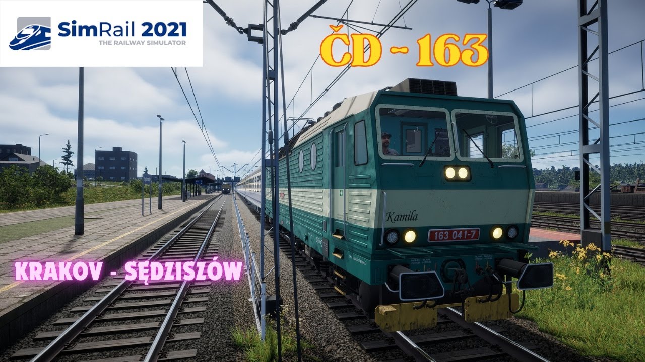 SimRail - Krakow - Sędziszów - Škoda “Peršing” ČD 163 Series