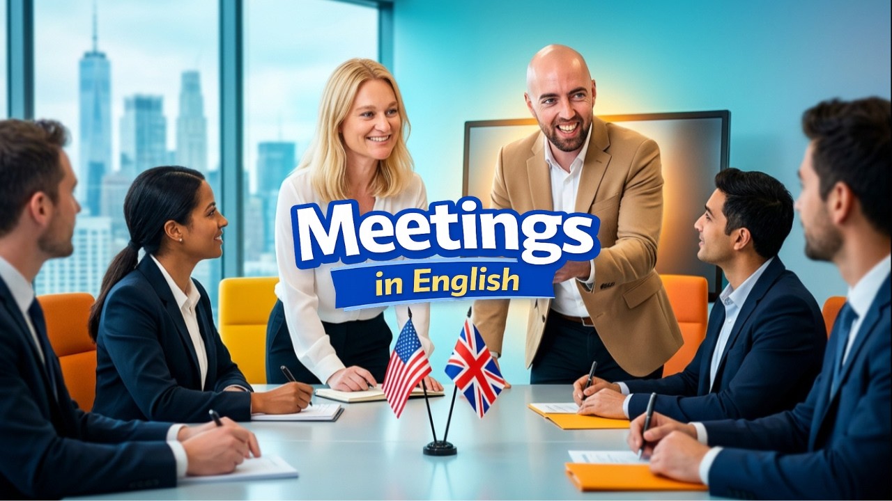 10 Helpful Business English Sentences - Meetings in English and Preparing for English at Work US UK