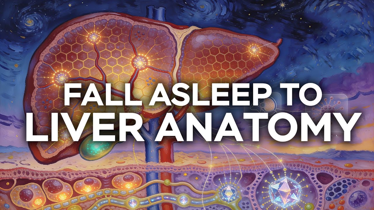 Fall Asleep Learning Liver Anatomy (Function, Topography, External Structures, Ligaments)