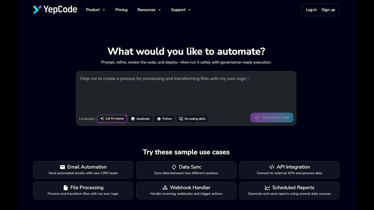 Vibe Automation in Action: Production Workflows with YepCode Agent