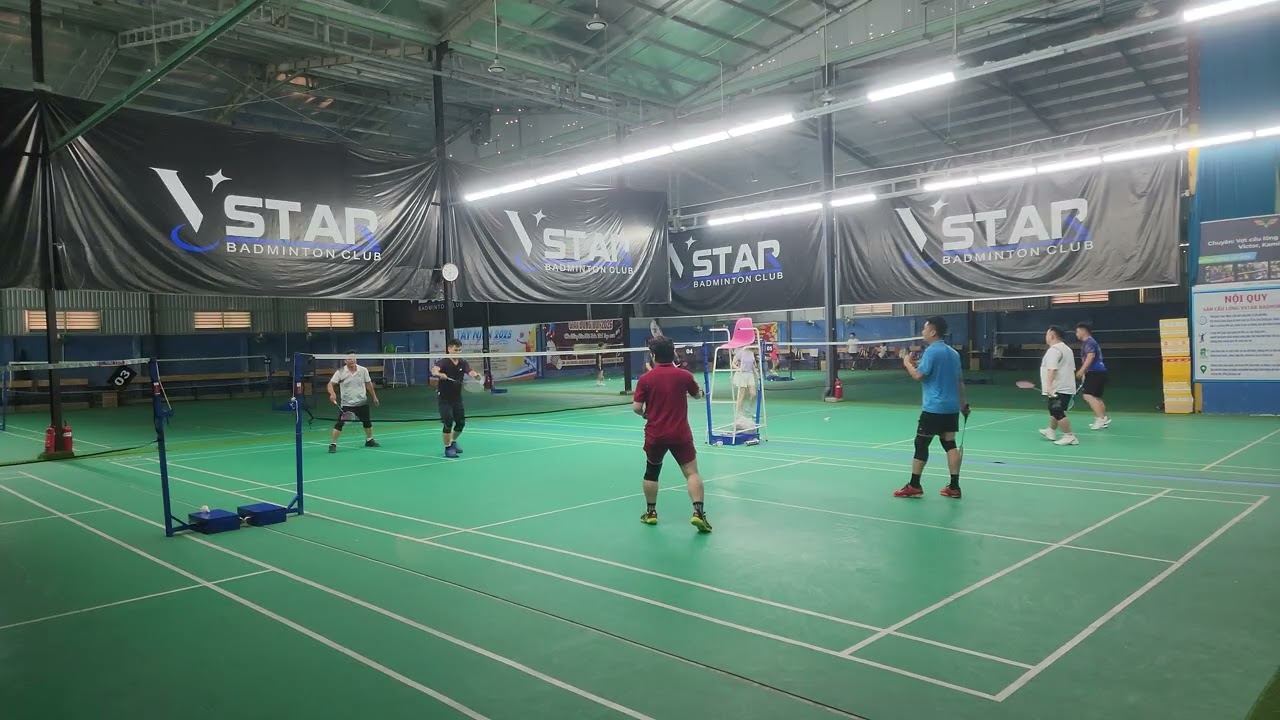 1703 MD [CLVK ]🤾‍♂️ GUN / Hùng 🏸 Hoha / Dũng  - HAPTHY Badminton - Sân Cầu lông Vstar