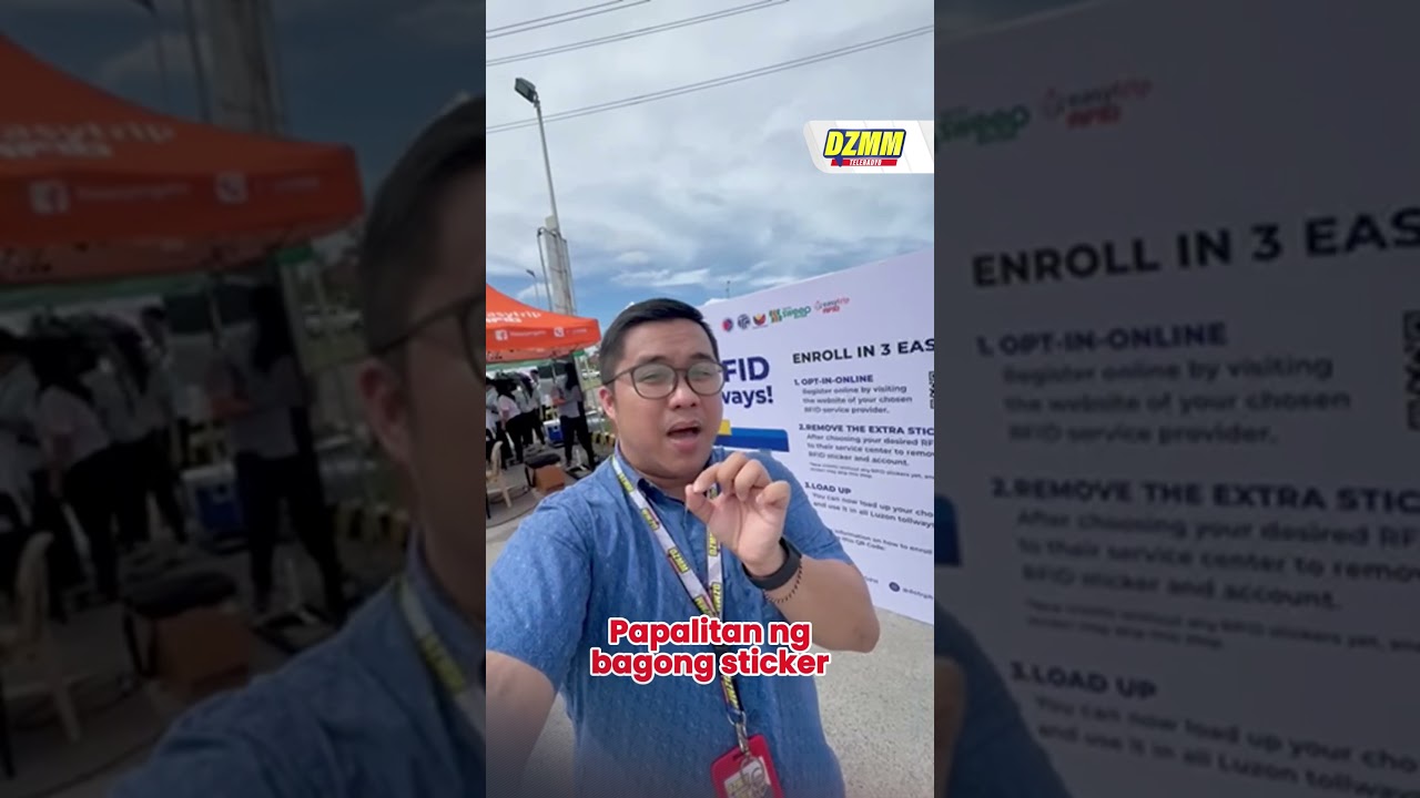 ISANG RFID STICKER PARA SA LAHAT NG EXPRESSWAY