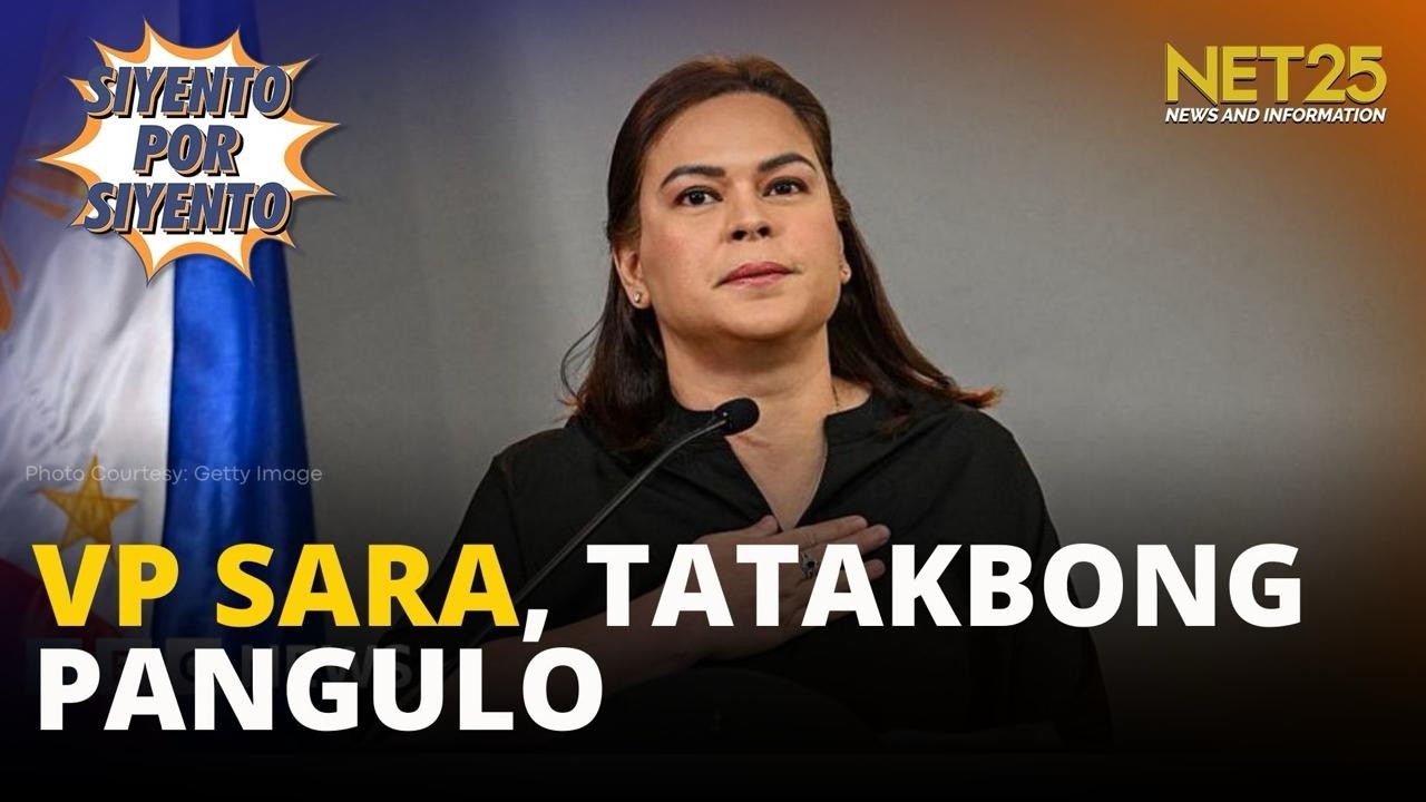VP Sara Duterte, tatakbo bilang pangulo sa 2028