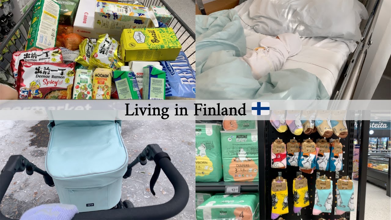 Baby is Here ❤️ | Newborn Baby Boy | Grocery Shopping | Slow Living, Silent Vlog in Finland 🇫🇮