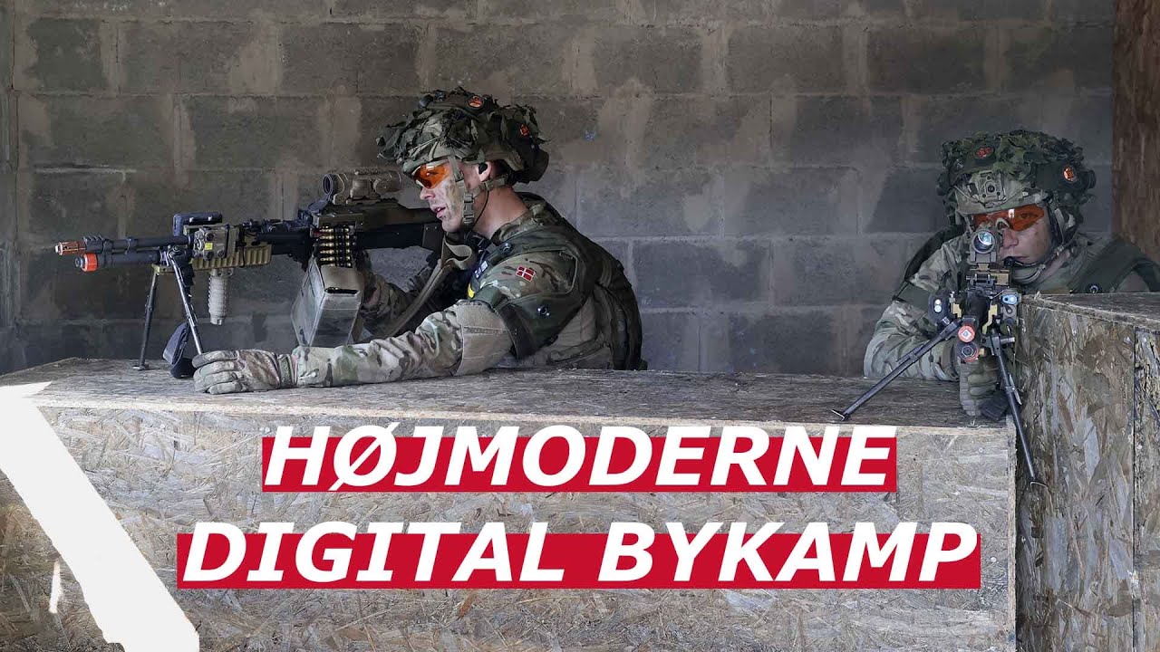 Danske soldater øver højdigital bykamp i Sverige
