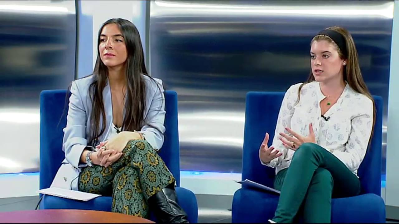 Esperanza Roy entrevistada  en Universidad San Pablo CEU