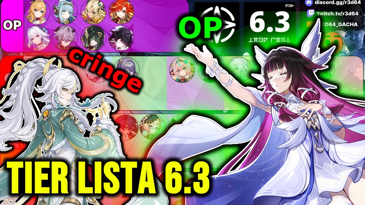 Tier Lista 6.3 - Columbina zamiata kontent!