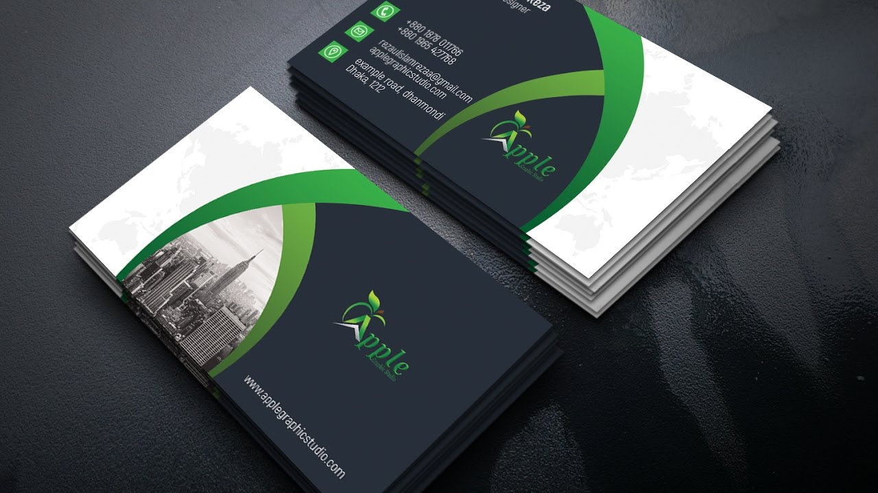 Professional Business Card Design | Photoshop Tutorial