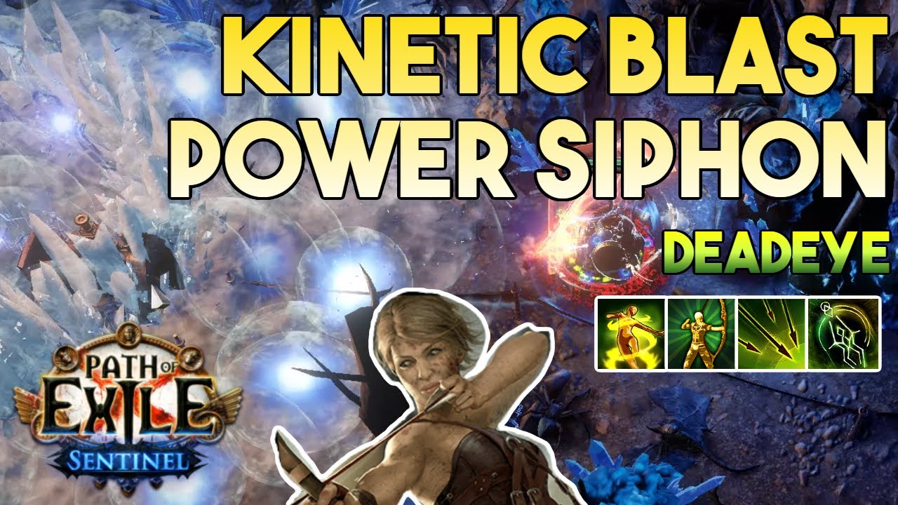 [3.18] Kinetic Blast & Power Siphon Build | Deadeye | Sentinel | Path of Exile 3.18