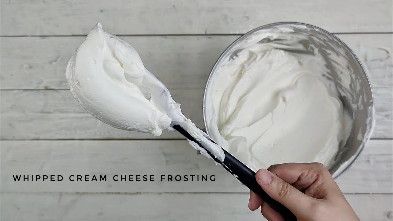 Whipped CREAM CHEESE FROSTING | light and yummy | 🥰❤️ | (tagalog with english sub)
