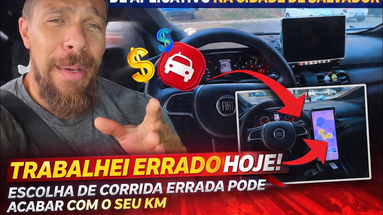 Trabalhei ERRADO na Uber em Salvador e Quase Fiquei no Prejuízo!