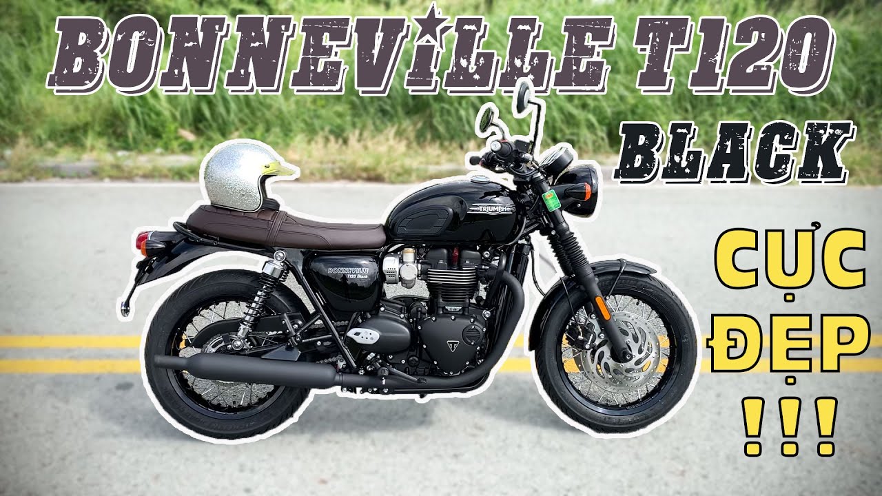 BONNEVILLE T120 BLACK | Bản T120 full đen BAO NGẦU !!!