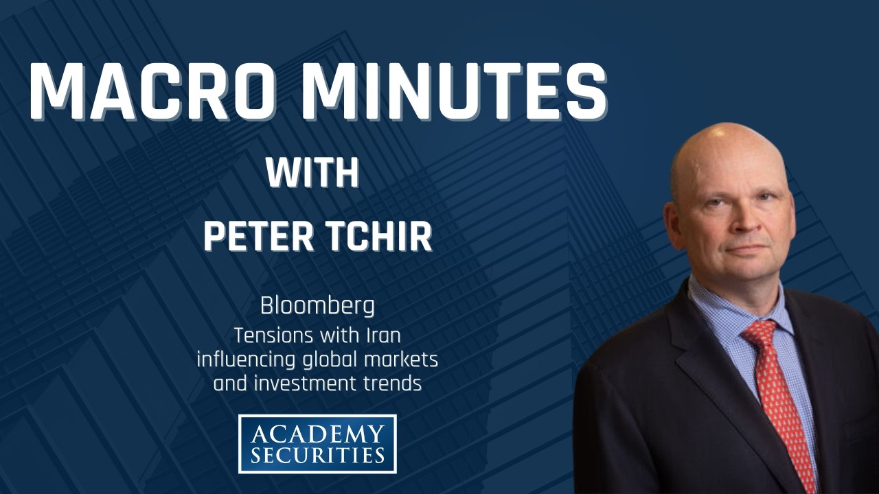 Academy Securities&rsquo; Head of Macro Strategy, Peter Tchir on Bloomberg