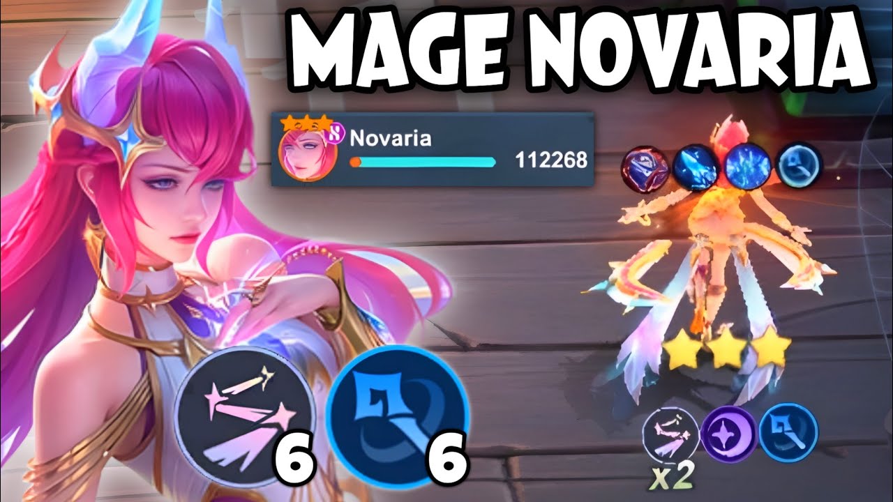 PROOF THAT NOVARIA IS NOT THE WEAKEST 5 GOLD HERO !! MAGIC CHESS GO GO 