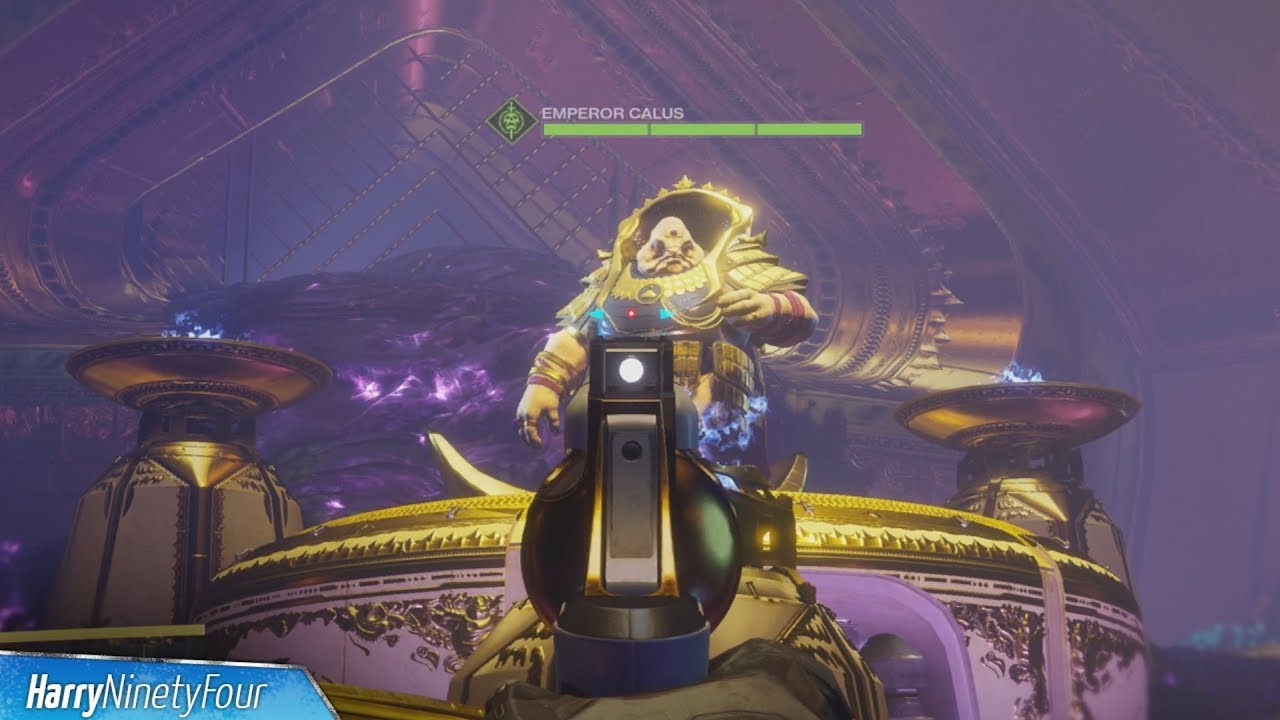 Destiny 2 - Emperor Calus Boss Fight / Final Leviathan Raid Boss (Mind's Eye Perspective)