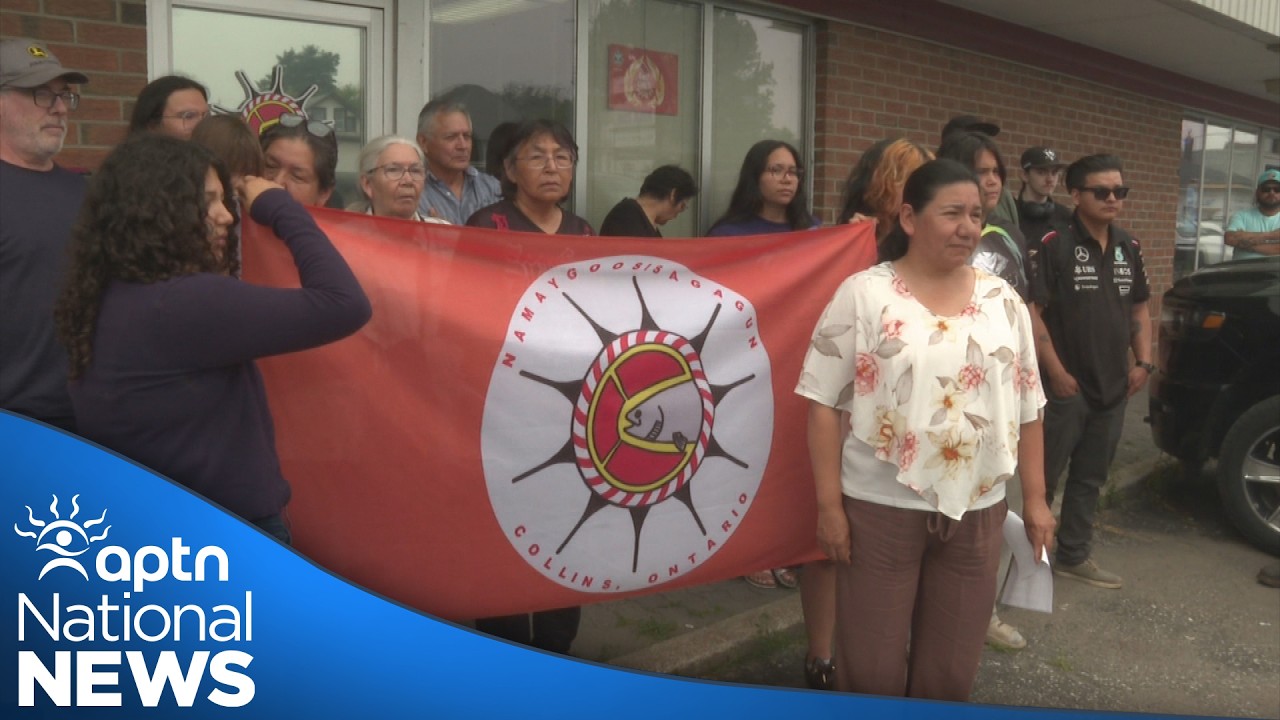 Первые кадры последствий лесного пожара, уничтожившего общину коренных народов | APTN News
