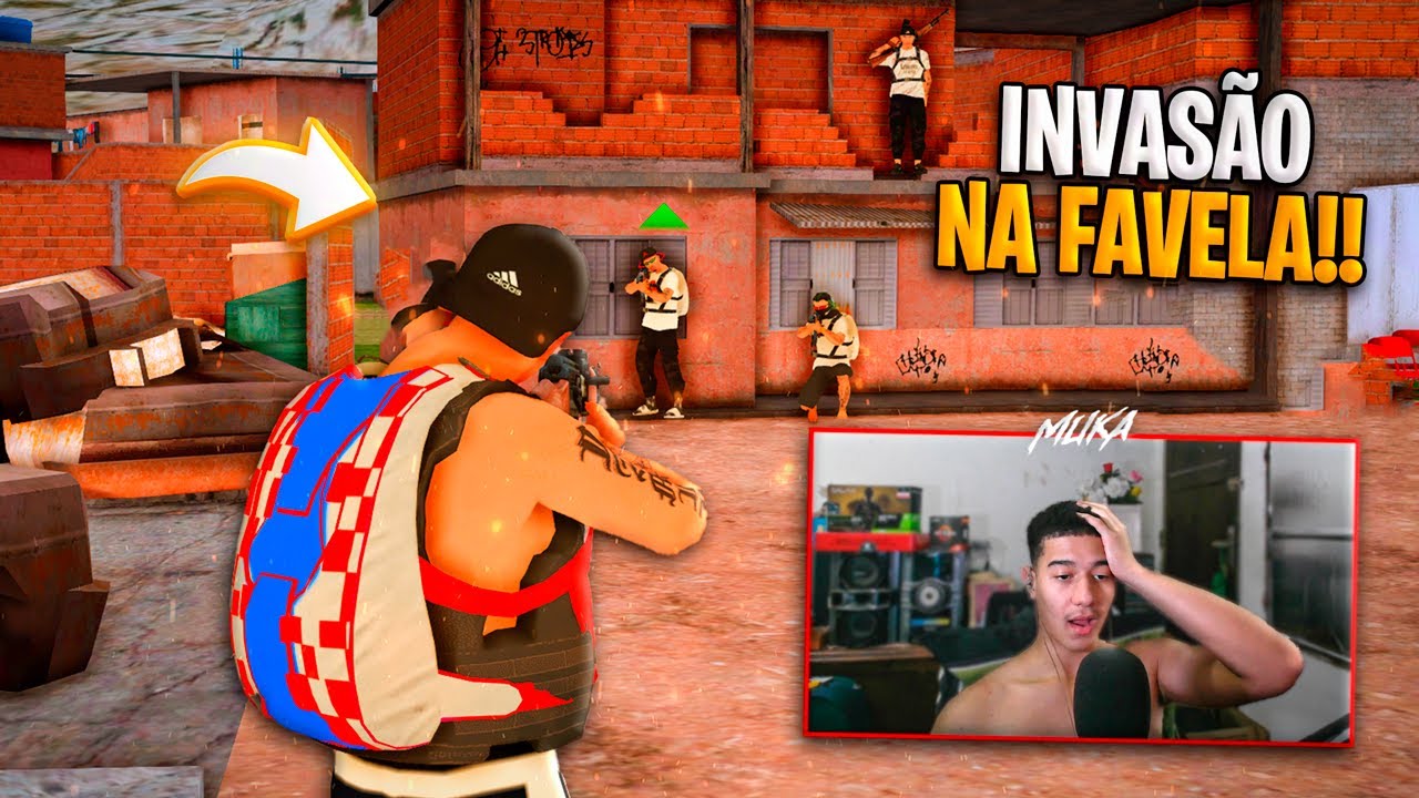 Invadimos a FAVELA!! Trocação insana das facções no ESTADO ROLEPLAY! - GTA MTA RP