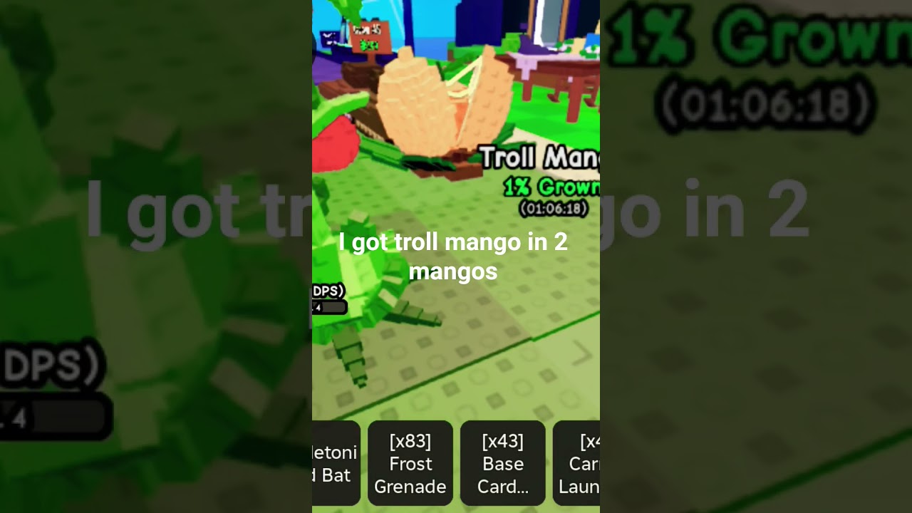 i got troll mango in 2 mangos seeds