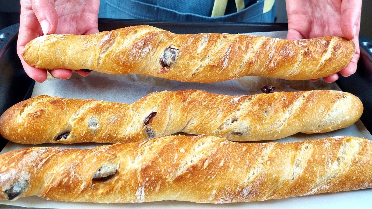 I don't buy bread anymore! The new perfect twisted baguettes recipe