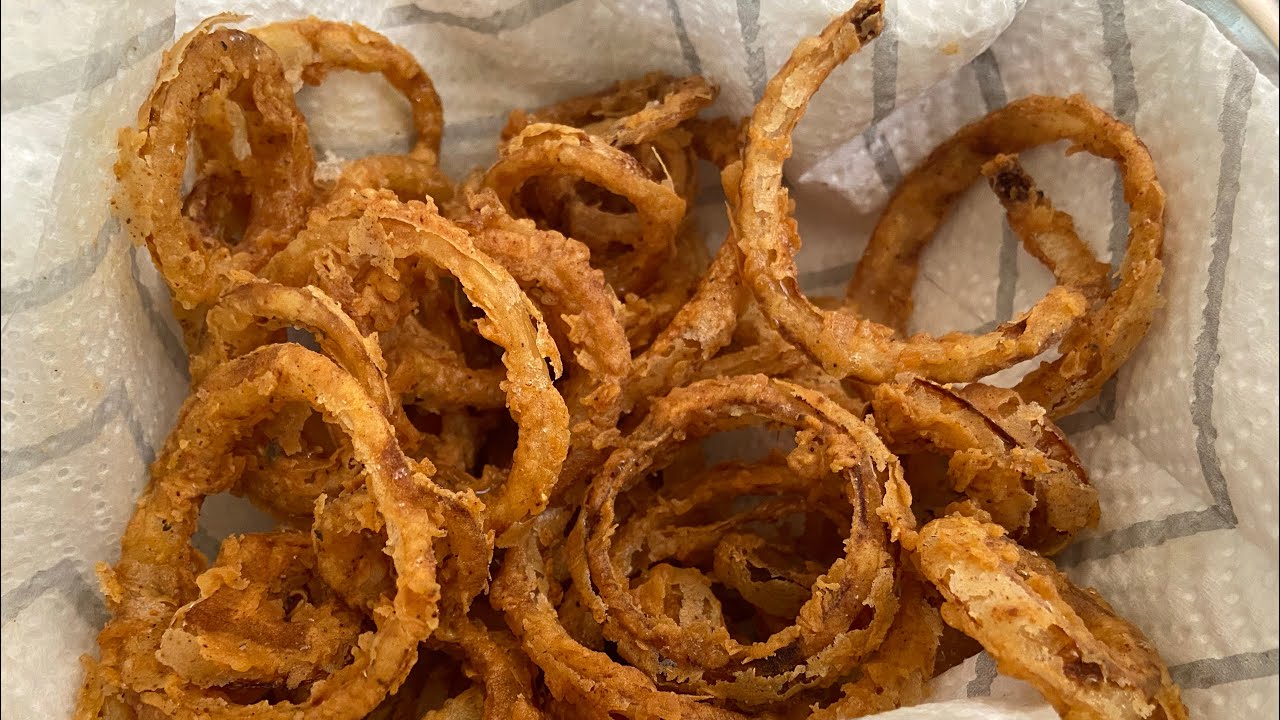 Quick & Easy|Deep Fried Onion Rings|South African YouTuber