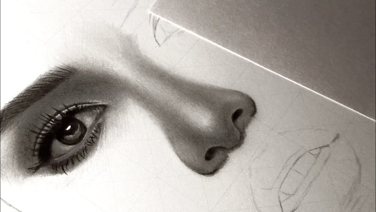 How to Draw Realistic Nose | PaulArTv