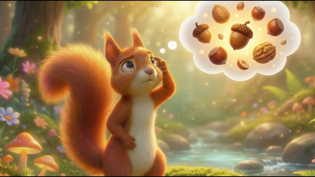 Wiewiórka Basia i Zgubione Orzeszki 🐿️ | Bajkowa Piosenka dla Dzieci | RADOSNE MELODIE