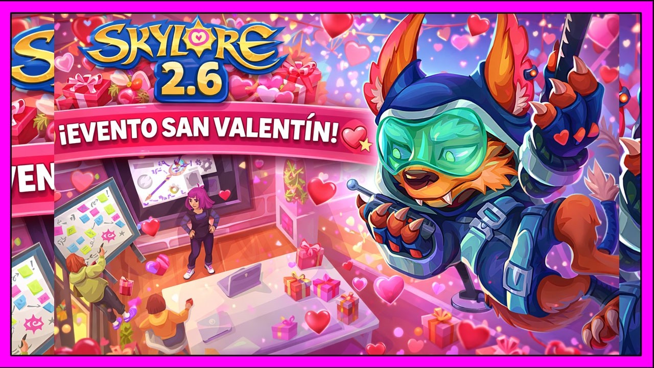 🩸​​​ #skylore - 💖​​EVENTO SAN VALENTINE 💗​💕​ PARCHE 2.6 ( ACTUALIZADO 2026) PARTE 1🧙‍♂️​🛡️​🔪​🏹​🧪